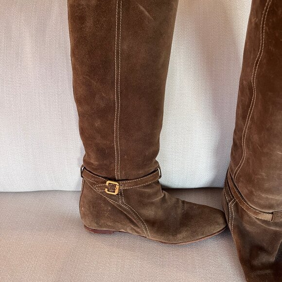 Chloé  Suede olive  riding boots size 40.5 - Picture 7 of 7